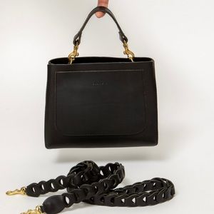 Clare V. Brique Bag Black